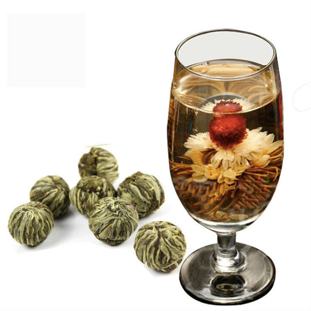 Teaology Blooming Green Tea Ball (Assorted) 4 Pcs