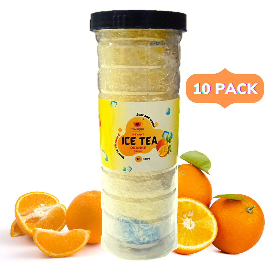 Instant Iced Tea-in-CUP (Orange) 10 X 200 ml Cups