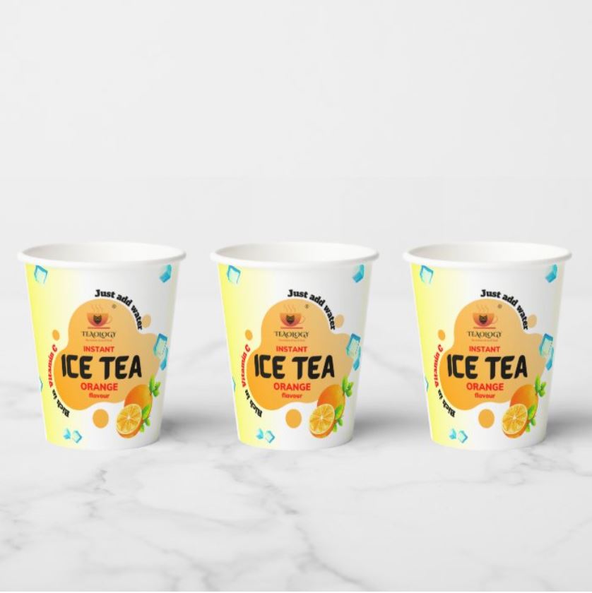 Instant Iced Tea-in-CUP (Orange) 10 X 200 ml Cups