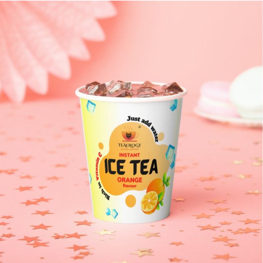 Instant Iced Tea-in-CUP (Orange) 10 X 200 ml Cups