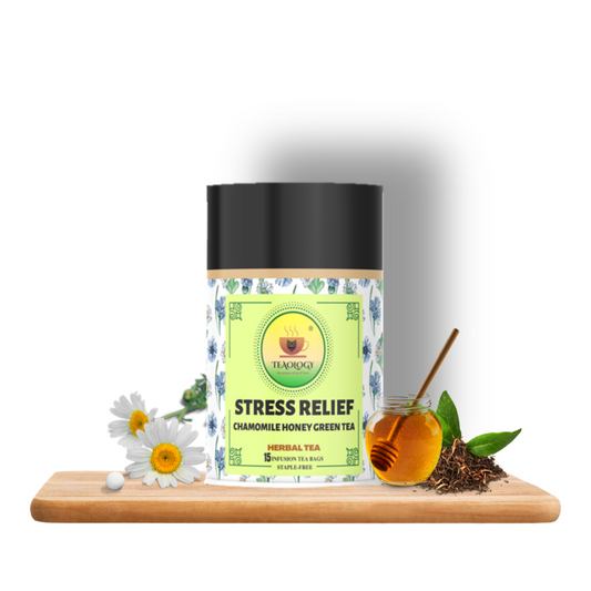 Stress Relief Tea (15 Tea Bags) Chamomile Honey