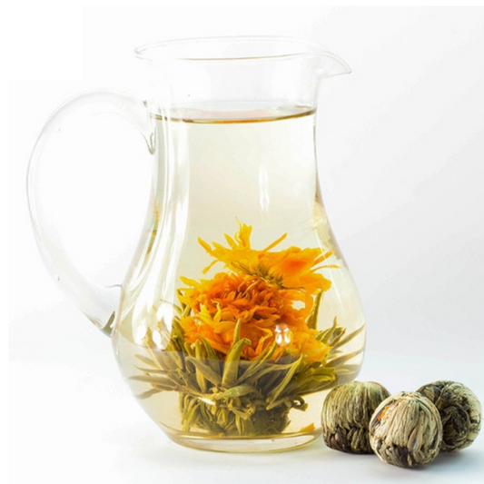Teaology Blooming Green Tea Ball (Assorted) 4 Pcs